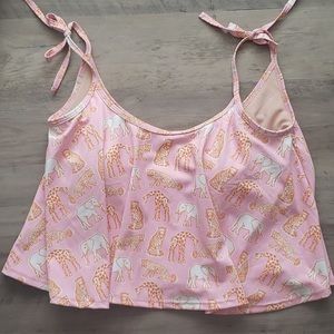Kortni Jeane Zoo Animals Swing Top